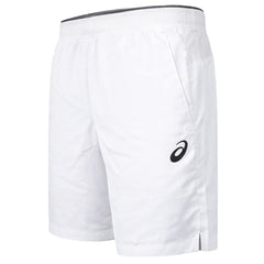 Asics 7inch Mens White Tennis Shorts