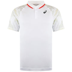 Asics Court GPX Mens White Tennis Polo Shirt