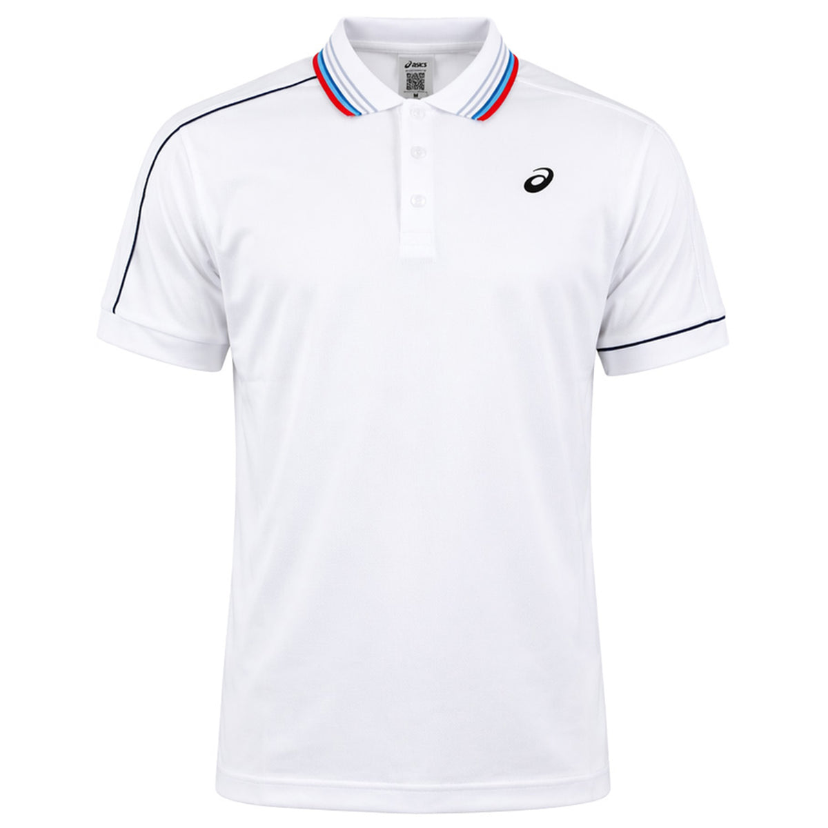 Asics Classic Mens White Tennis Polo Shirt