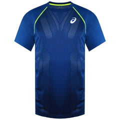 Asics Match Actibreeze Mens Blue Tennis Top