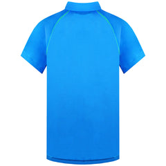 Asics Match Actibreeze Mens Blue Tennis Polo Shirt
