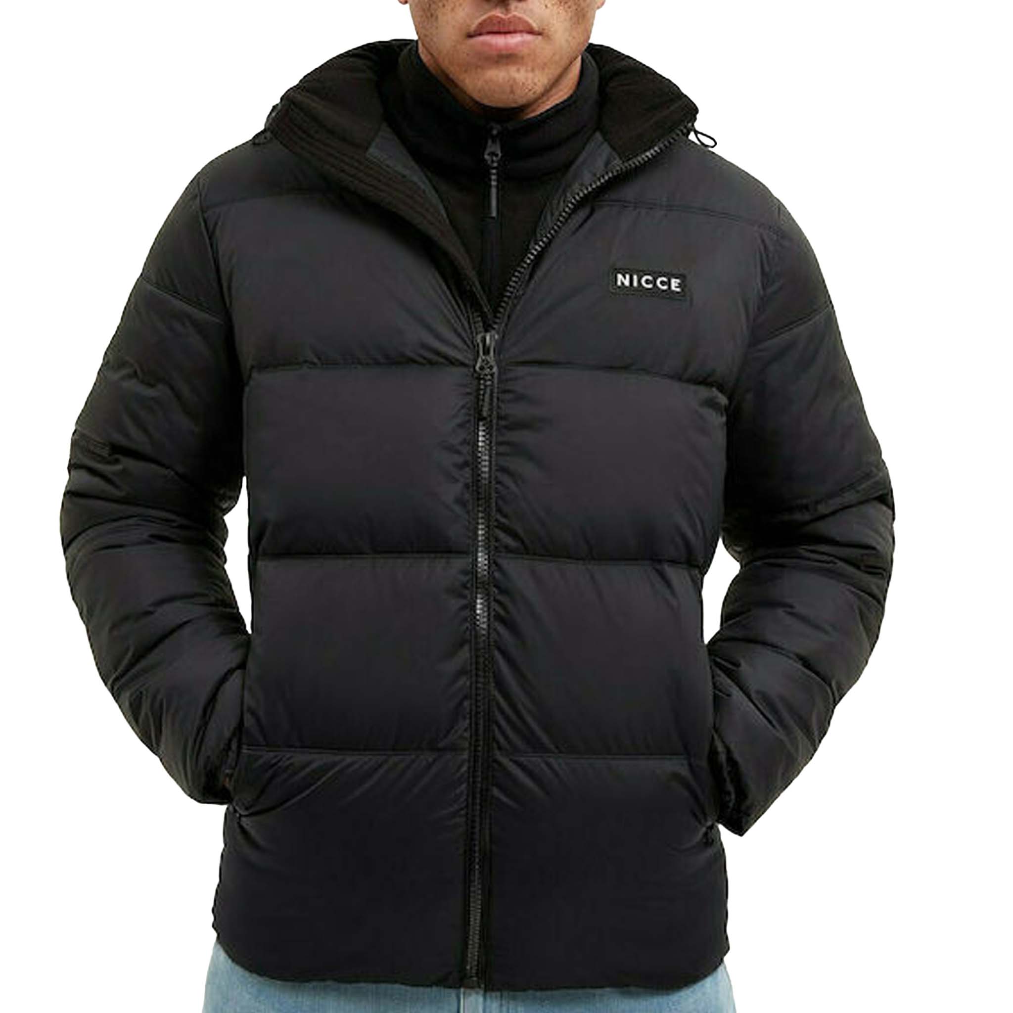 Nicce Expo Mens Black Padded Jacket