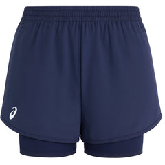 Asics Match Womens Navy Tennis Shorts