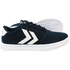 Hummel Essen Mens Navy Plimsolls