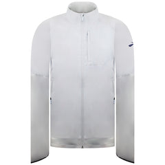 Brooks Fushion Mens White Hybrid Running Jacket