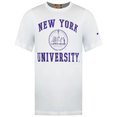 Champion New York University Mens White T-Shirt