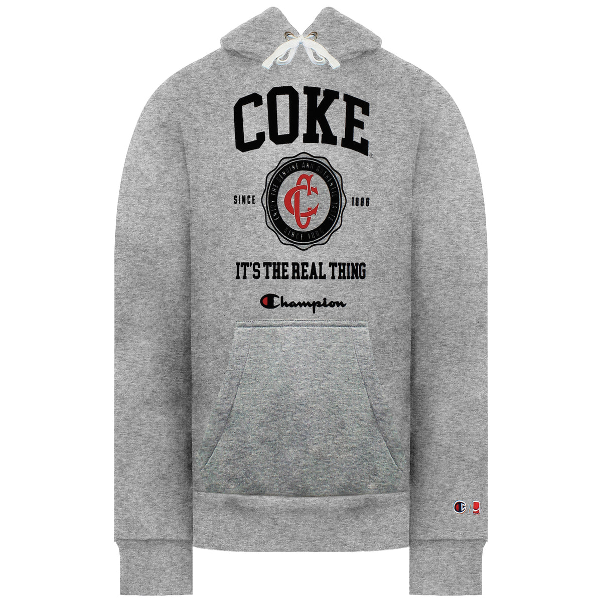 Champion x Coca Cola Mens Grey Hoodie