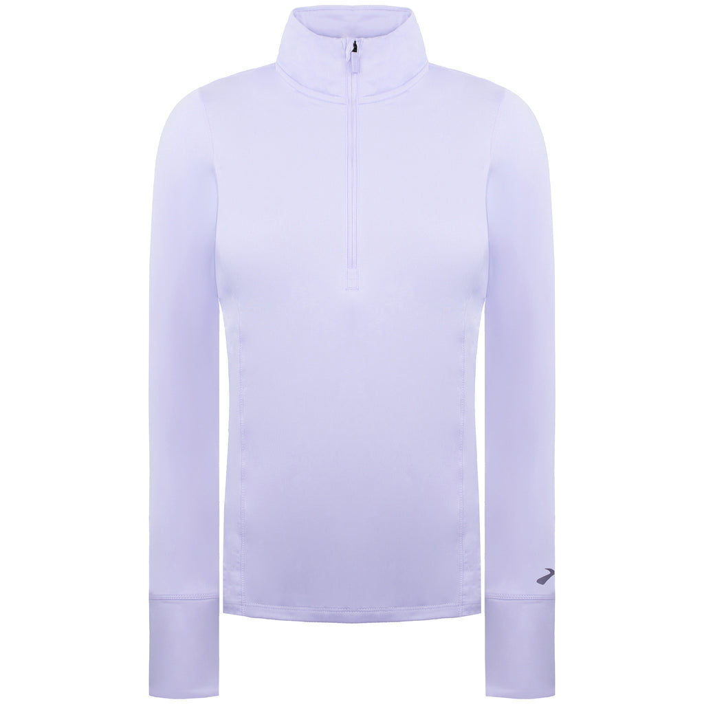 Brooks Dash 1/2 Zip Womens Lilac Running Top