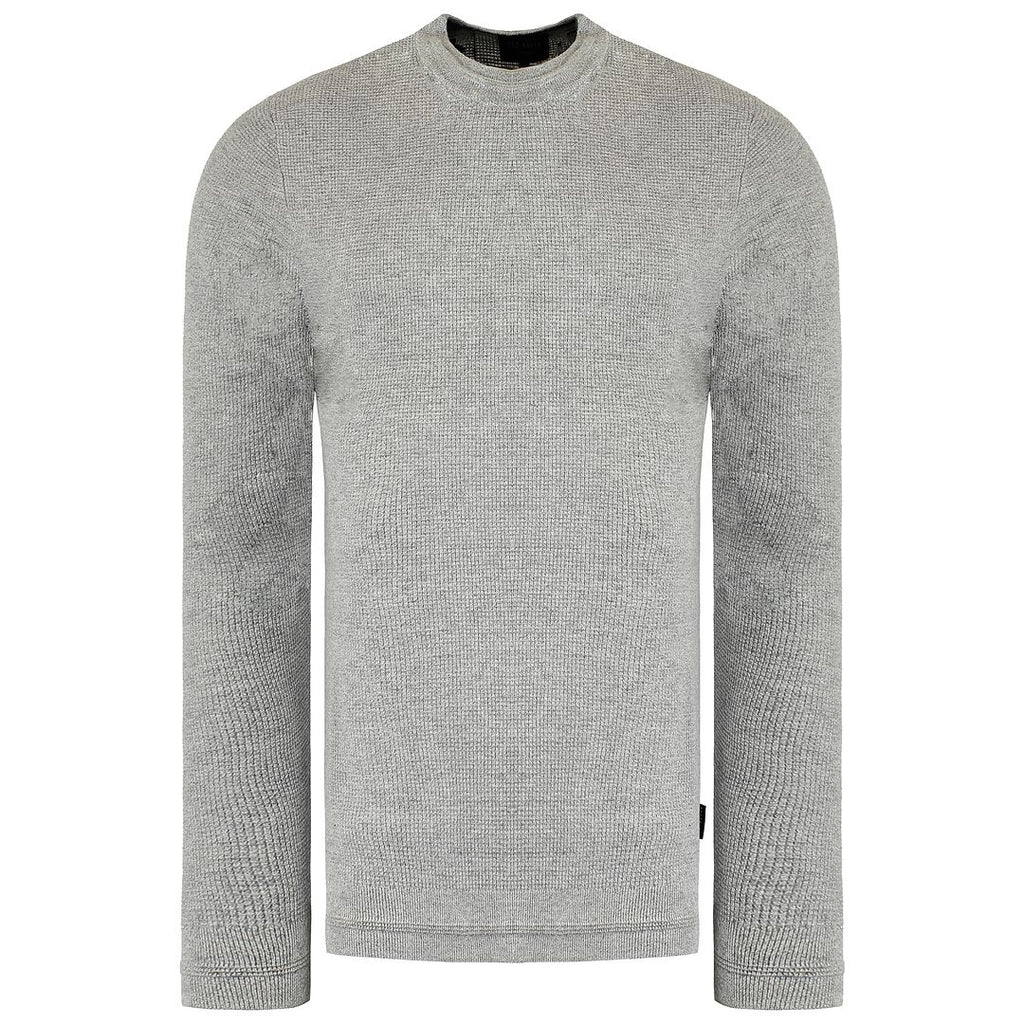 Ted Baker Staylay Mens Grey Textured Sweater