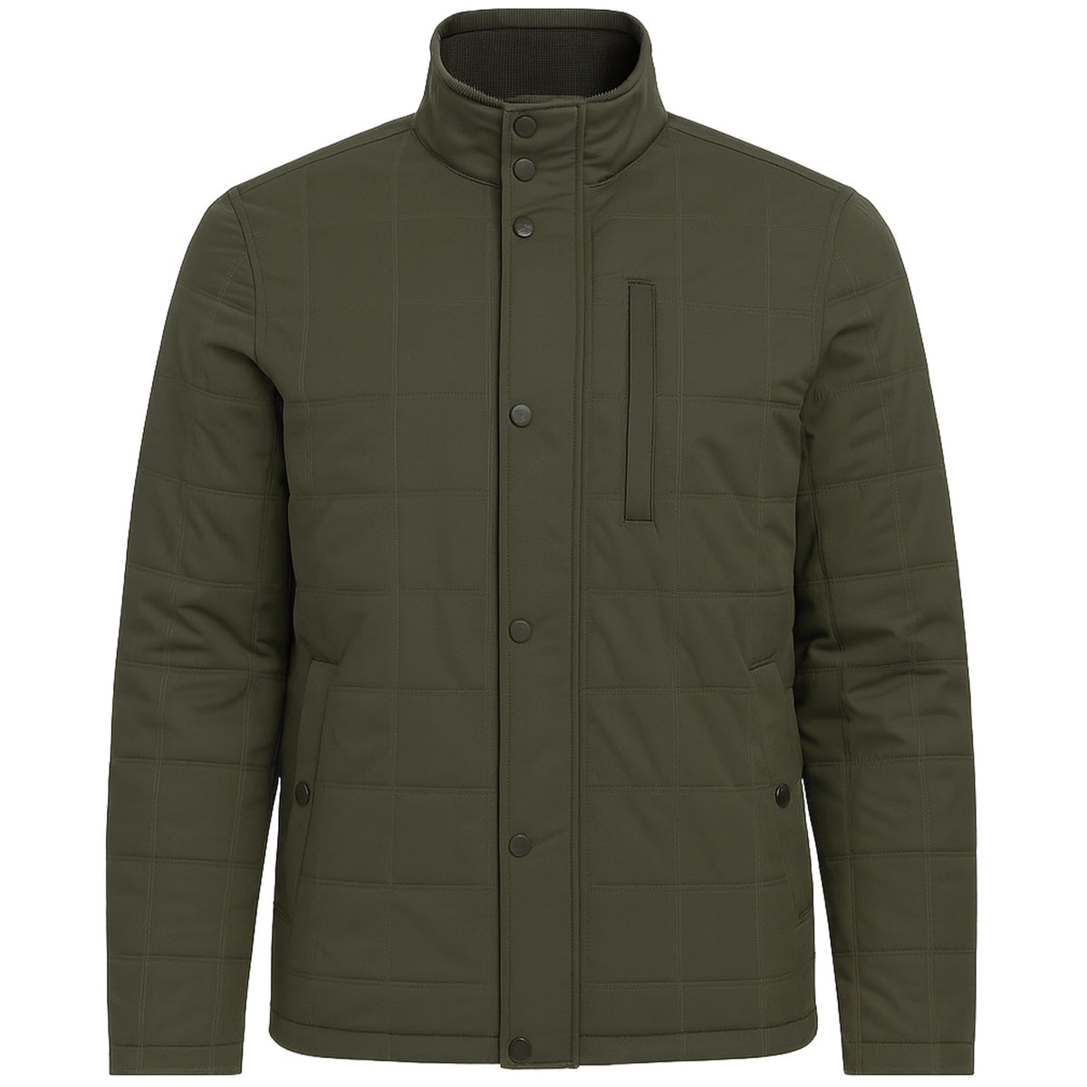 Ted Baker Humber Quilted Mens Khaki Jacket