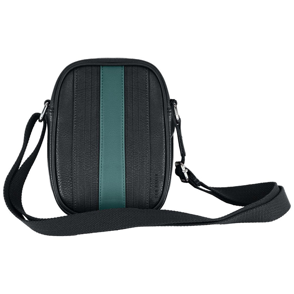 Ted Baker Evver Striped Mens Black Flight Bag