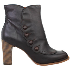Timberland Marge Peep Womens Dark Brown Heel Boots