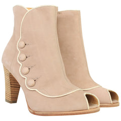 Timberland Marge Peep Womens Pink Heel Boots