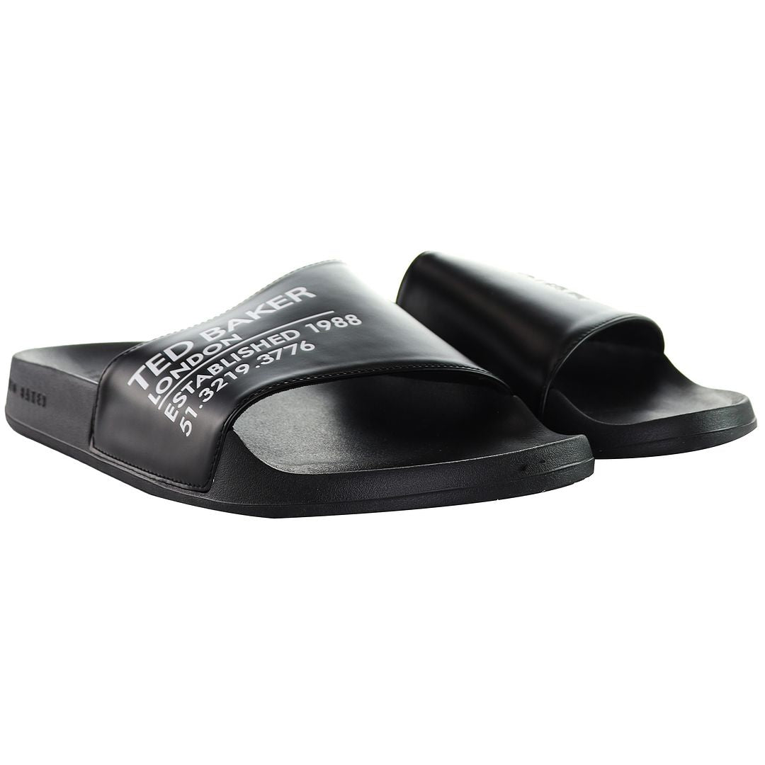 Ted Baker Aziell Mens Black Sliders