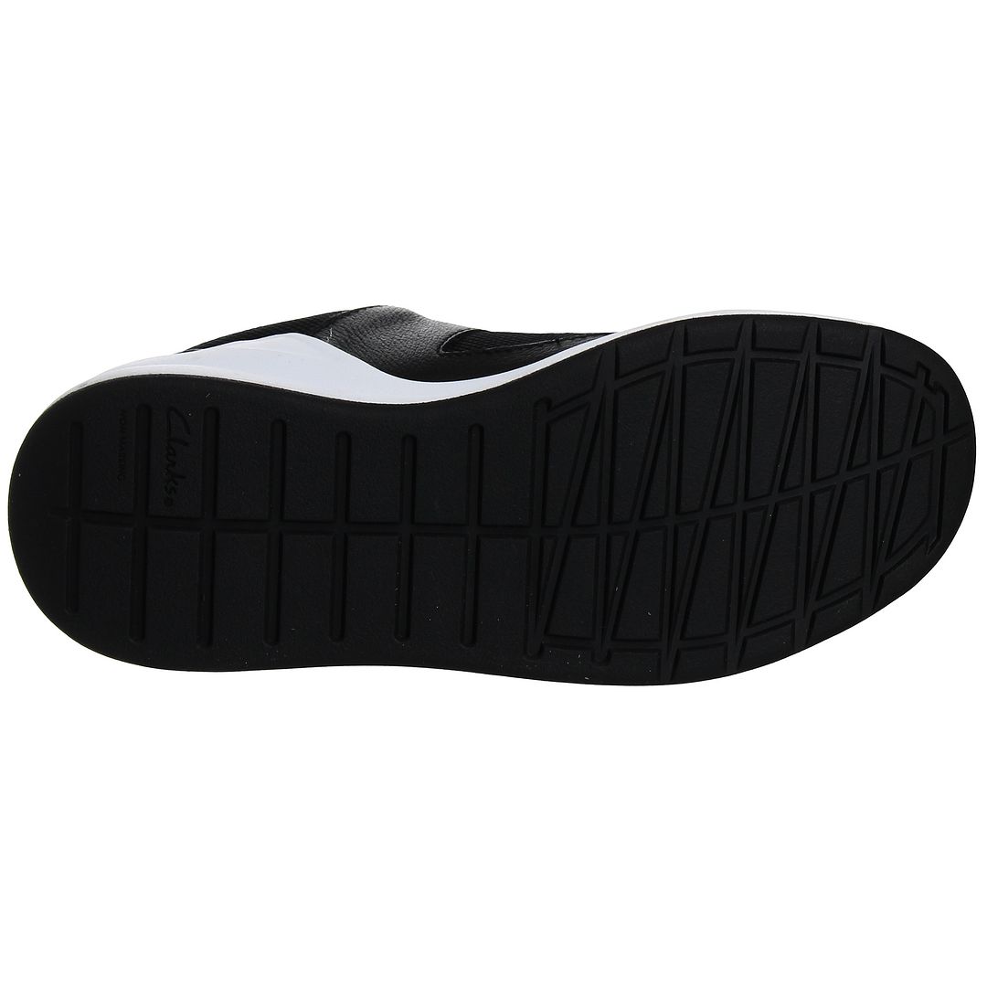 Clarks Orbit Ride Kids Black Trainers