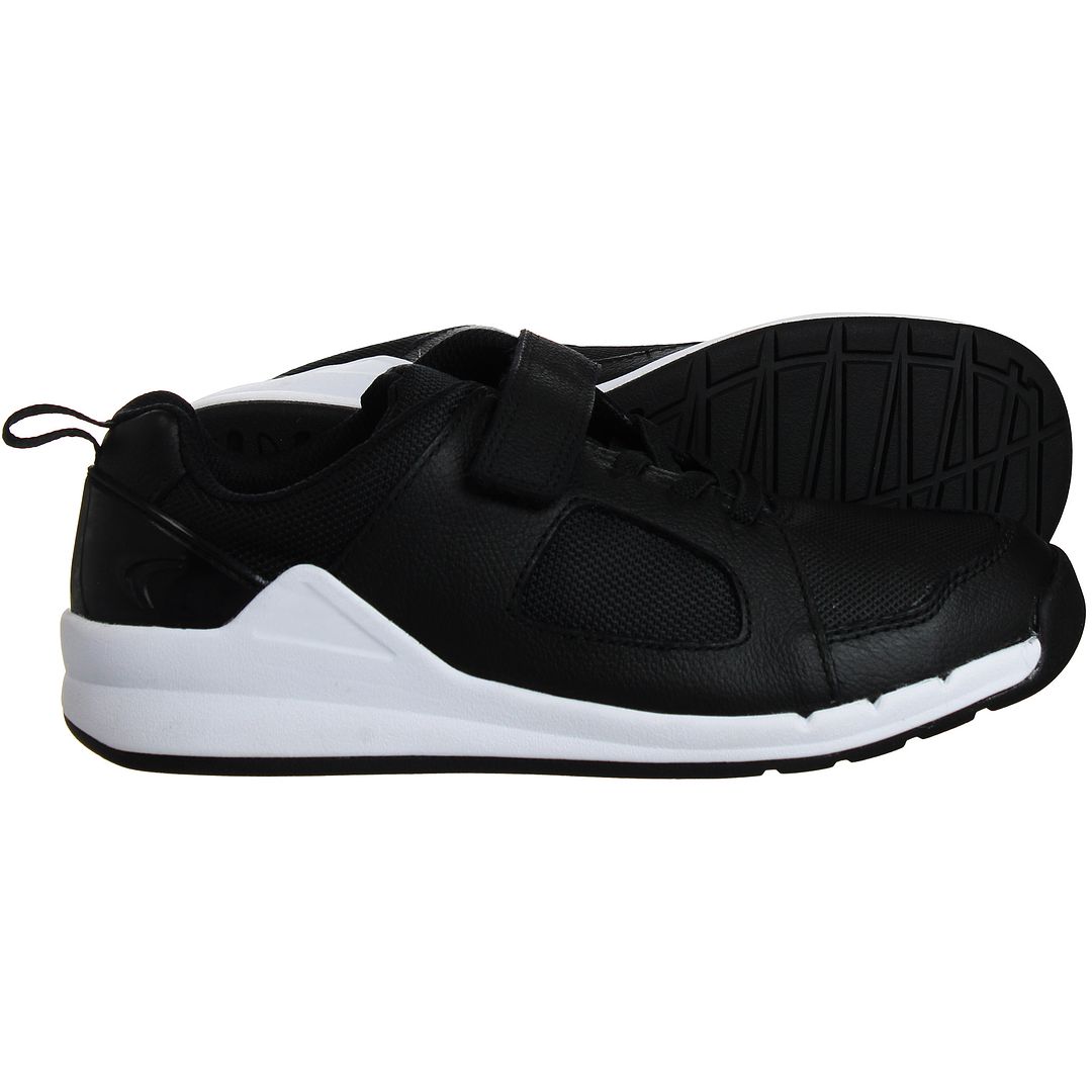 Clarks Orbit Ride Kids Black Trainers