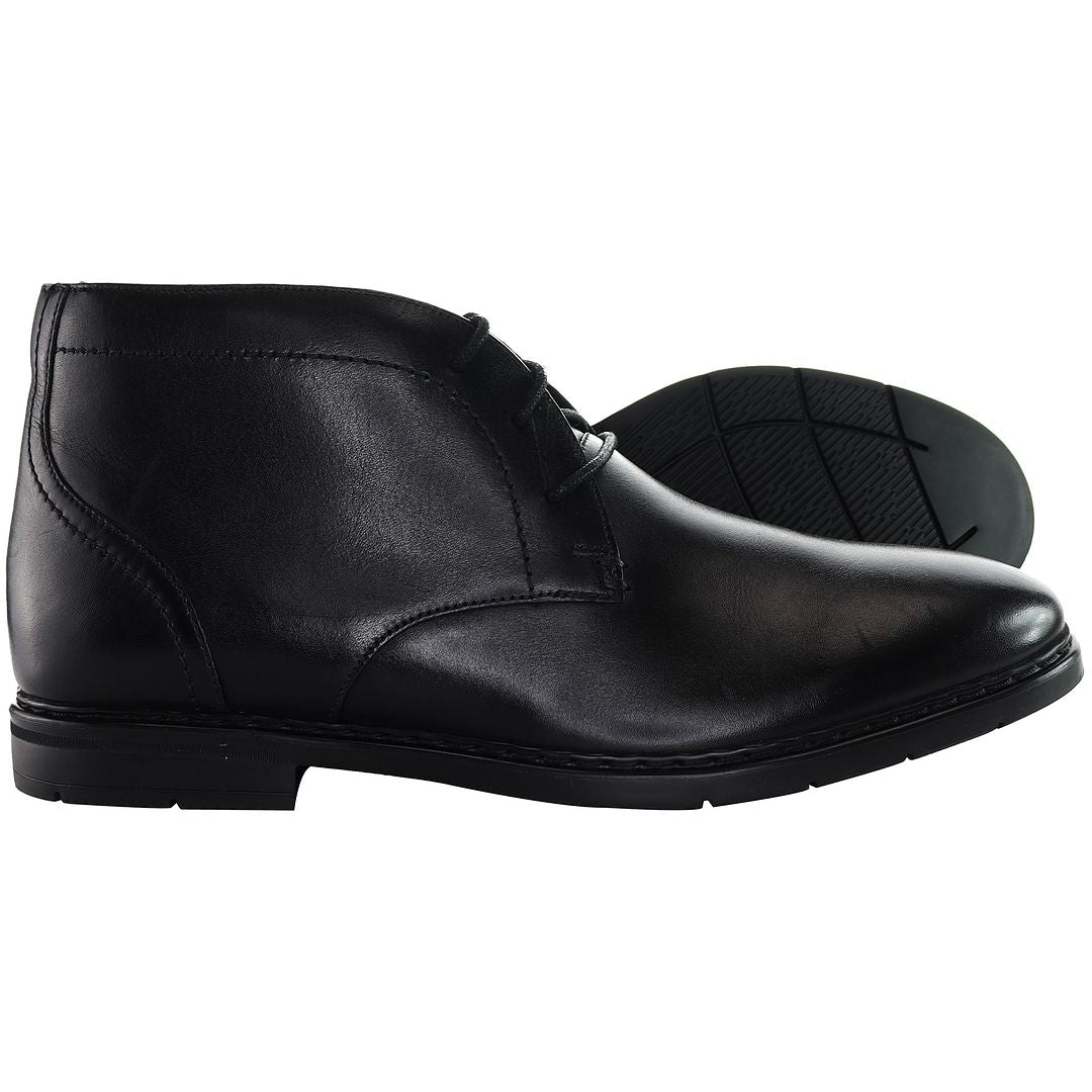 Clarks Banbury Mid Mens Black Shoes