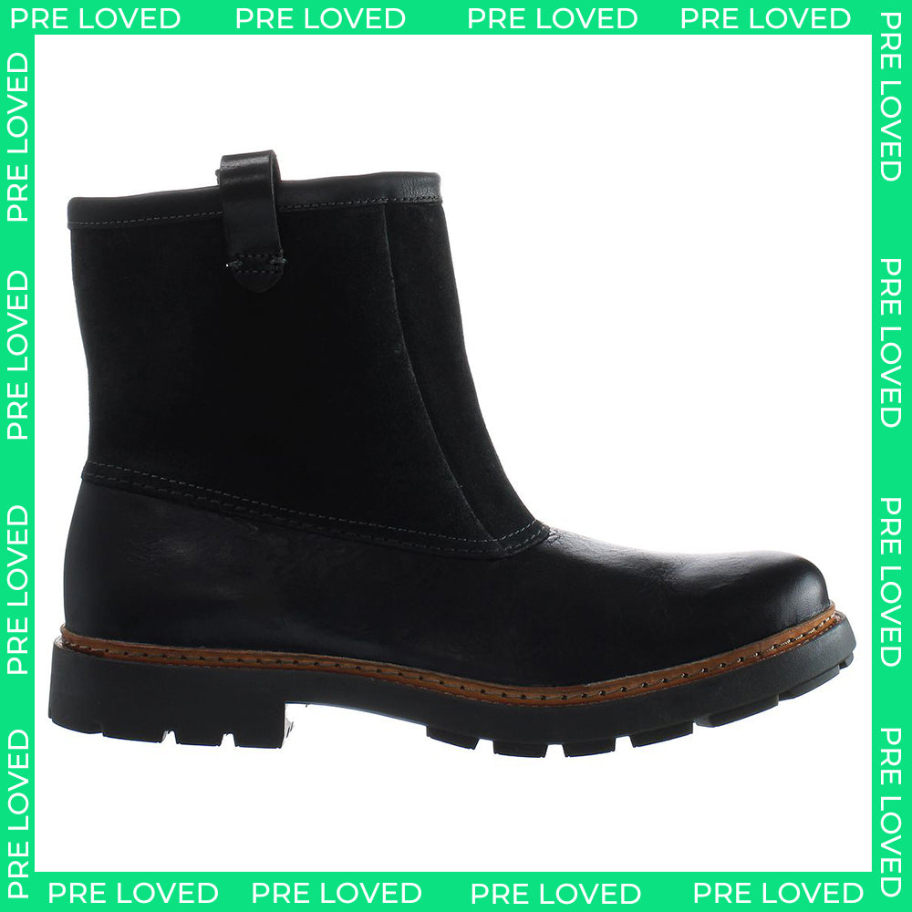 Clarks Trace Top Mens Black Boots NO BOX