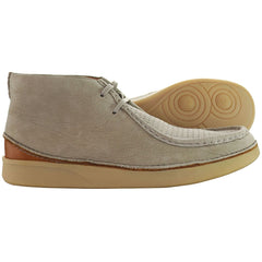 Clarks Oakland Mid Mens Beige Boots