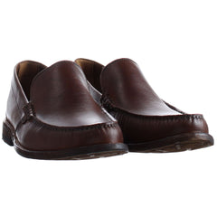 Clarks Pace Barnes Mens Brown Shoes