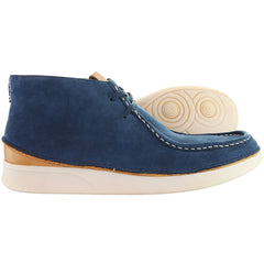 Clarks Oakland Mid Mens Blue Boots