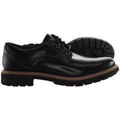 Clarks Batcombe Hall Mens Black Shoes