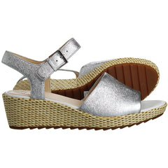 Clarks Kamara Sun Womens Silver Wedges