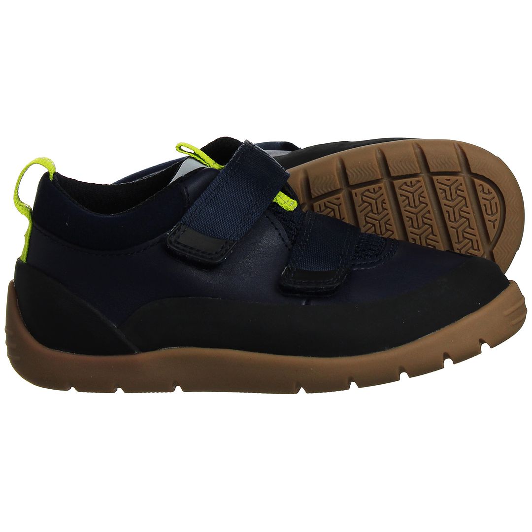 Clarks Play Hike Kids Blue Trainers