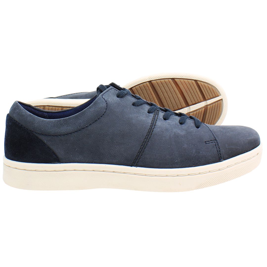 Clarks Kitna Vibe Mens Navy Trainers