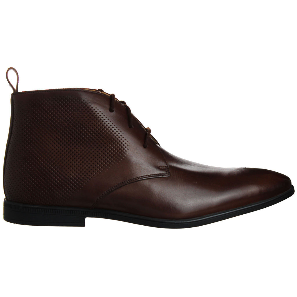 Clarks Bampton Up Mens Brown Shoes