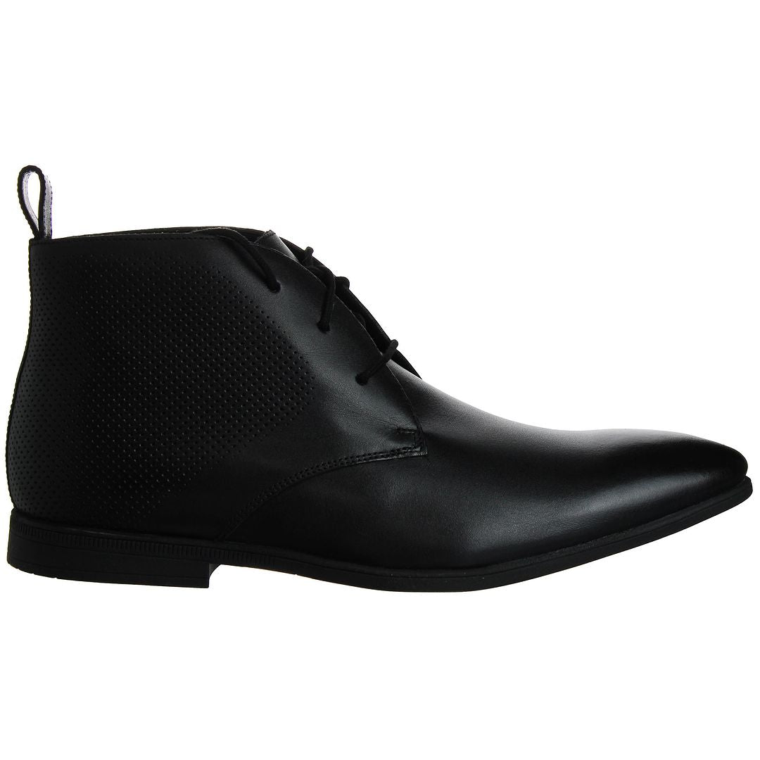 Clarks Bampton Up Mens Black Boots