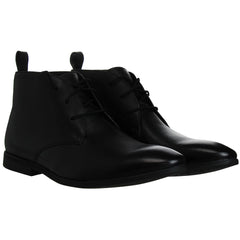 Clarks Bampton Up Mens Black Boots