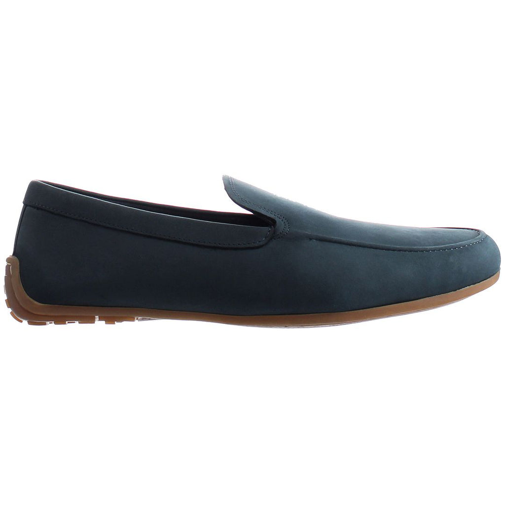 Clarks Reazor Plain Mens Navy Blue Shoes