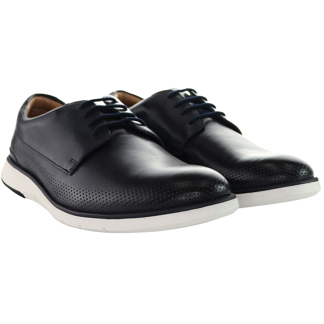 Clarks Helston Walk Mens Navy Shoes