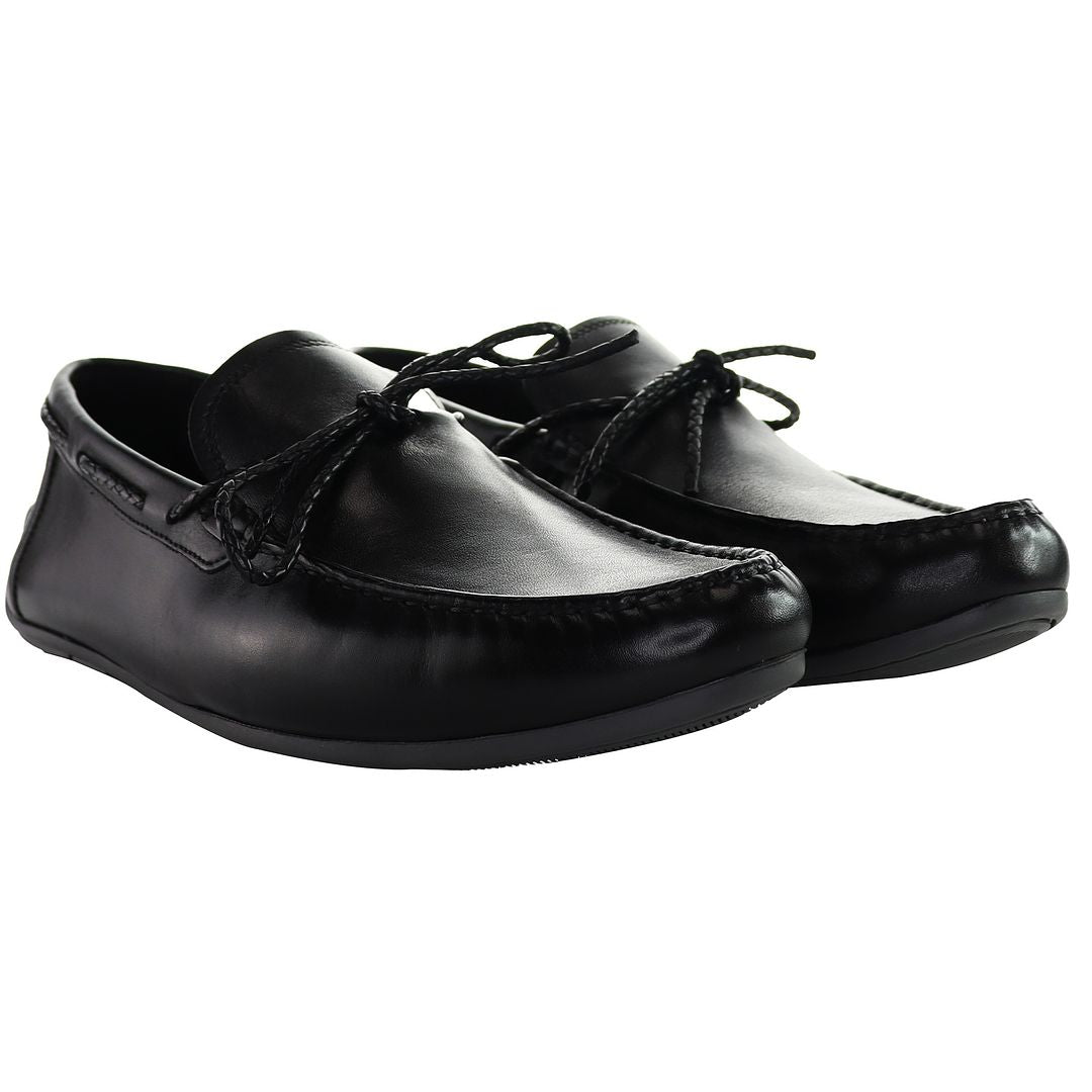 Clarks Reazor Mens Black Boat Shoes