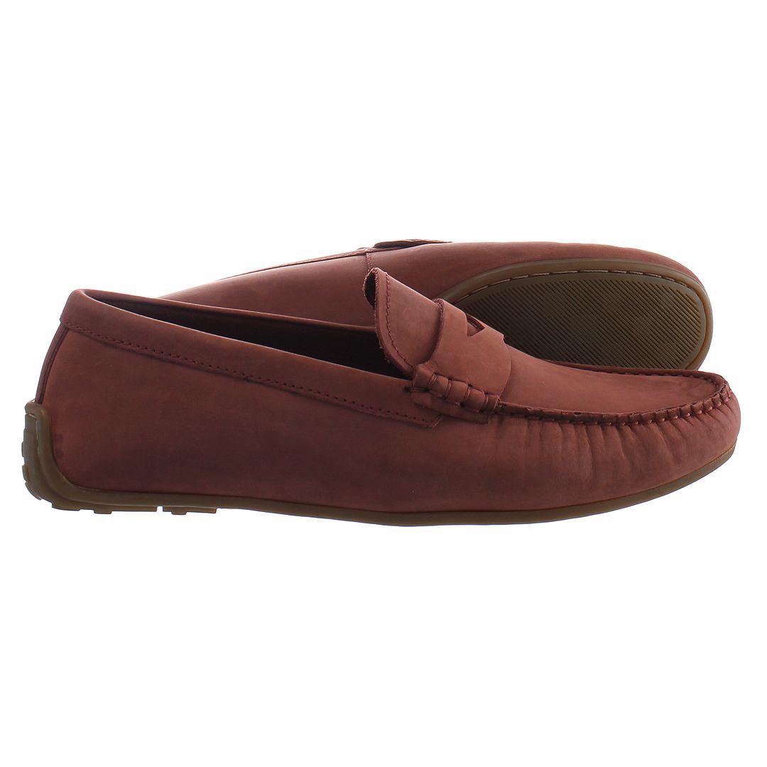 Clarks Reazor Penny Mens Red Shoes