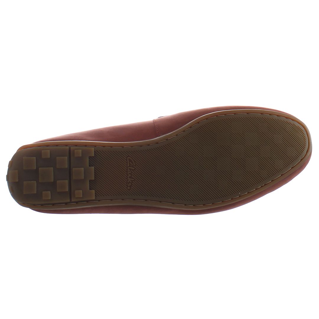 Clarks Reazor Penny Mens Red Shoes