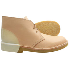 Clarks Desert Mens Pink/White Boots