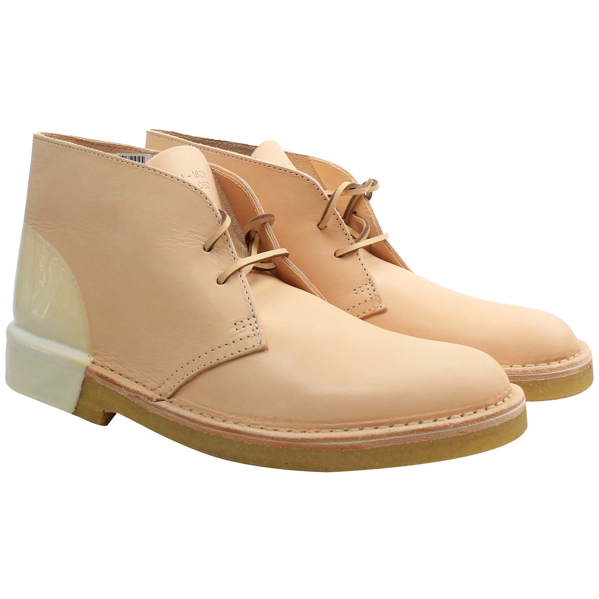 Clarks Desert Mens Pink/White Boots