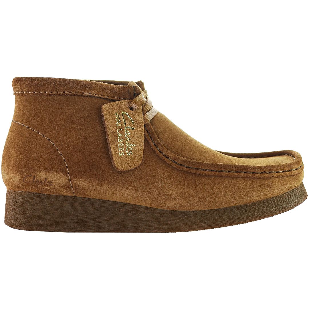 Clarks Wallabee Mens Brown Boots