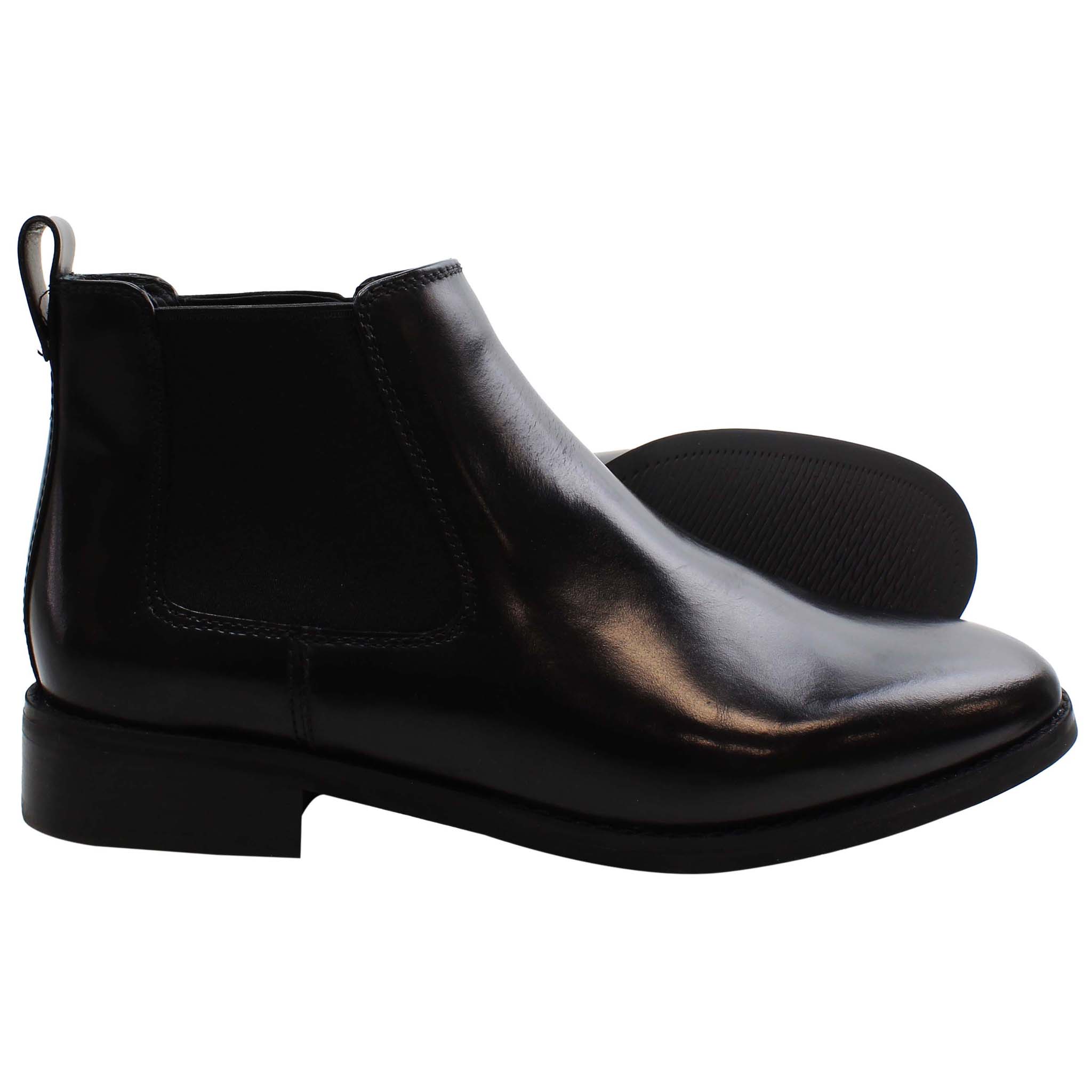 Clarks Ria Womens Black Chelsea Boots