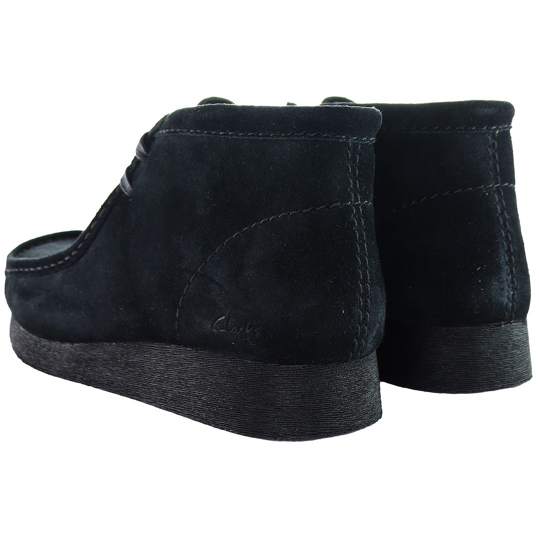 Clarks Wallabee Womens Black Boots