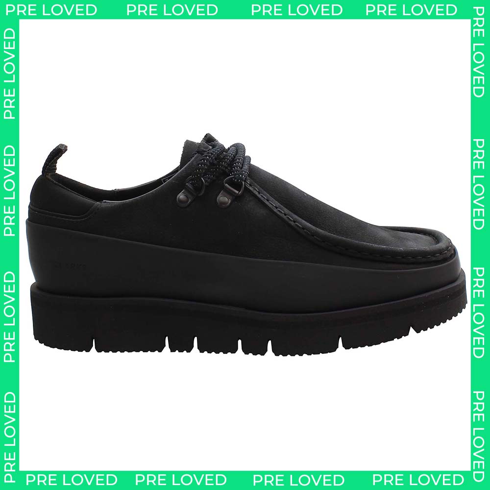 Clarks Wallabee Hiker Mens Black Boots NO BOX