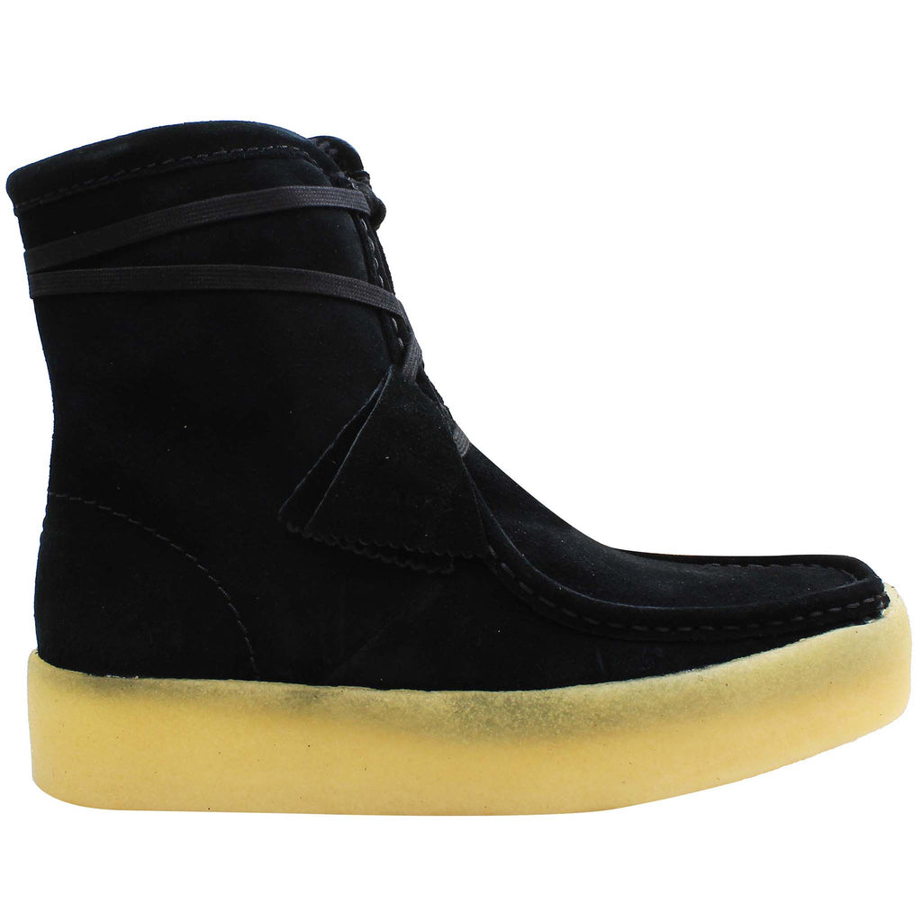 Clarks Wallabee Cup Womens Black Hi Boots