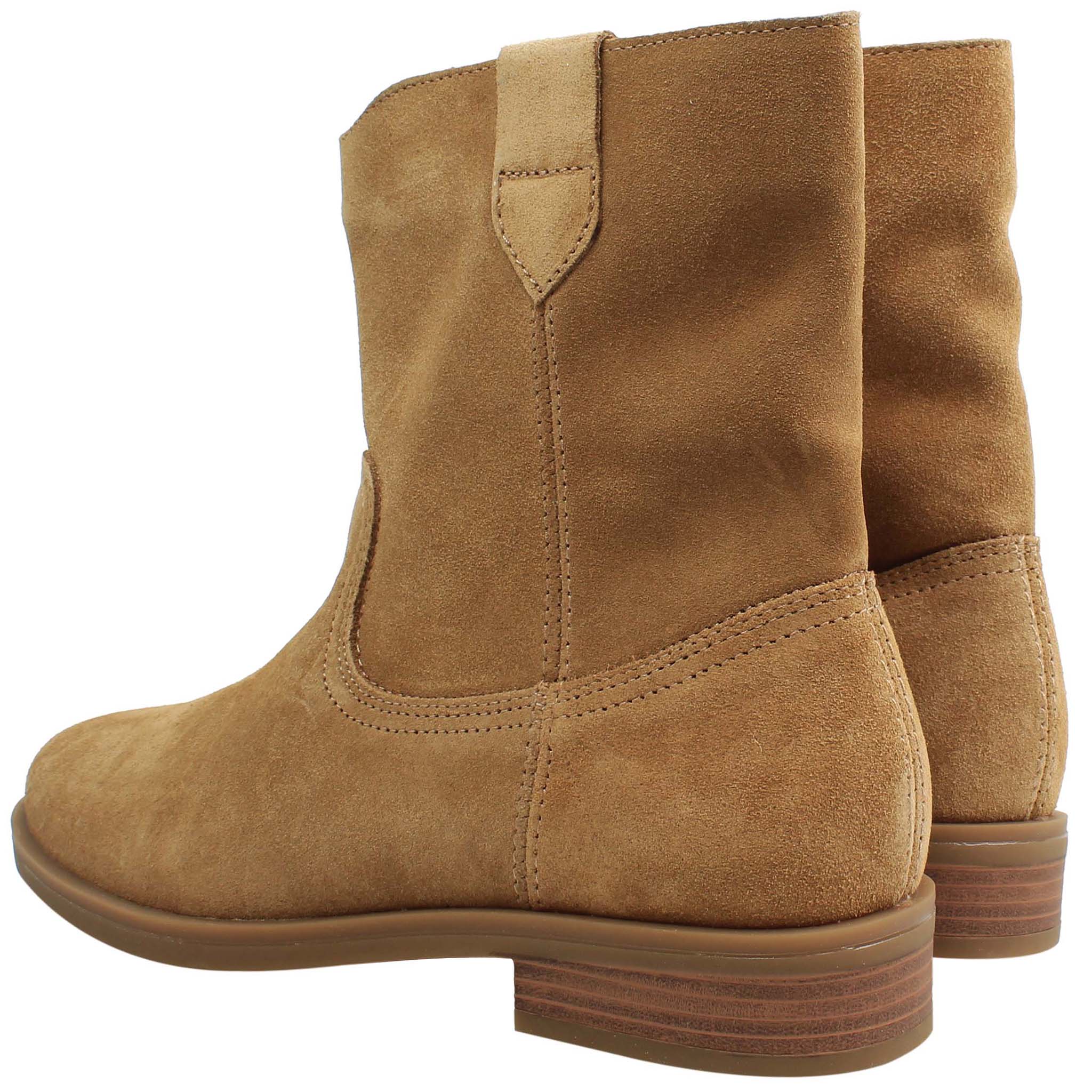 Clarks Memi Womens Tan Mid Boots