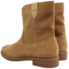 Clarks Memi Womens Tan Mid Boots