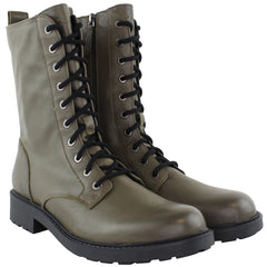 Clarks Orinoco 2 Style Womens Dark Green Boots
