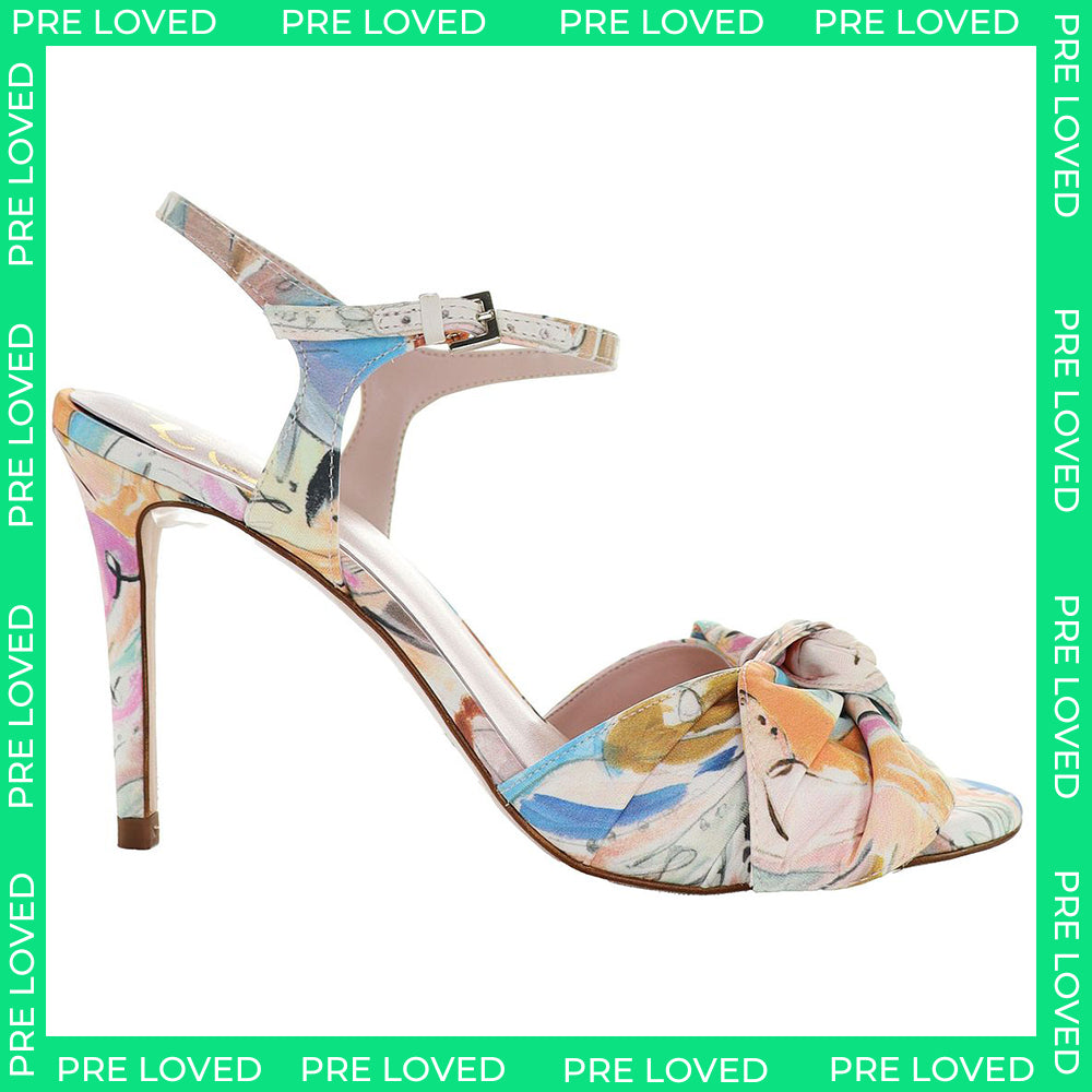 Ted Baker Nestar Art Print Stilleto Womens Multicolour Heels Shoes NO BOX