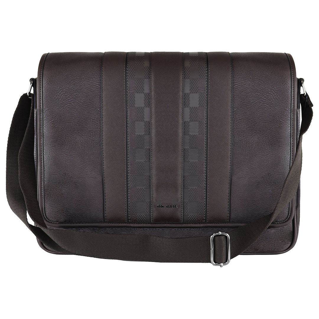 Ted Baker Wayvon Mens Brown Messenger Bag