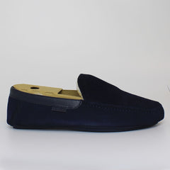Ted Baker Vallant Mens Blue Moccasin Slippers NO BOX